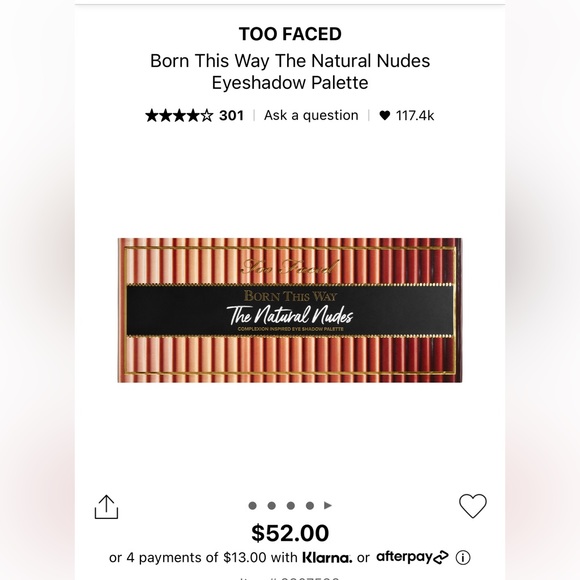 Too Faced. Born This Way. Natural Nudes - Picture 3 of 8